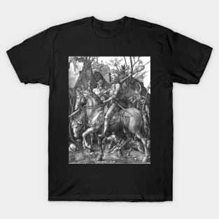 Knight and the Devil by Albrecht Durer T-Shirt